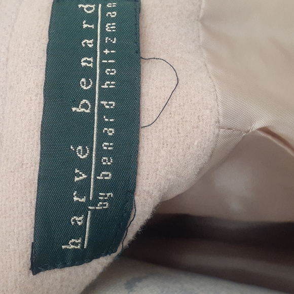 Vintage Harve Bernard by B Holtzman coat Camel Tan Wool Blazer Medium - Picture 6 of 7